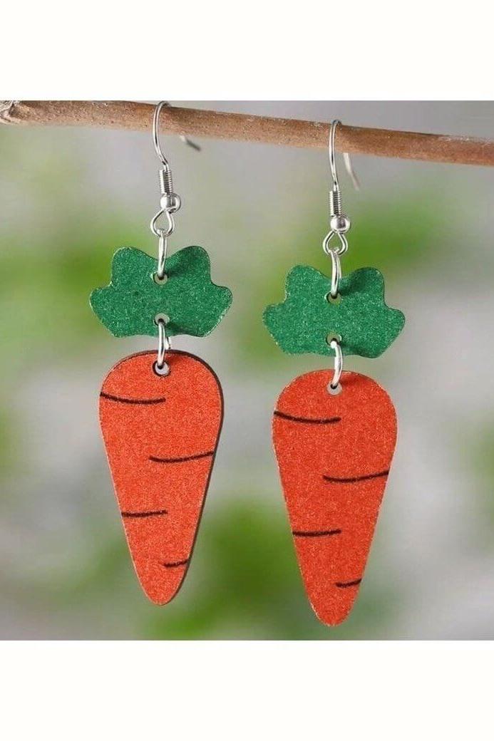 Easter Carrot Dangle Earrings - Lolo Viv Boutique