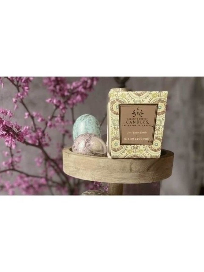 Island Coconut: 2-in-1 Soy Lotion Candle - Lolo Viv Boutique