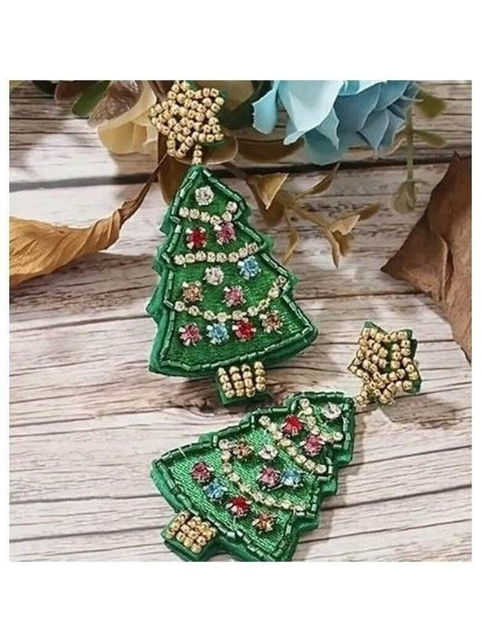 Jeweled & Beaded Christmas Tree - Lolo Viv Boutique