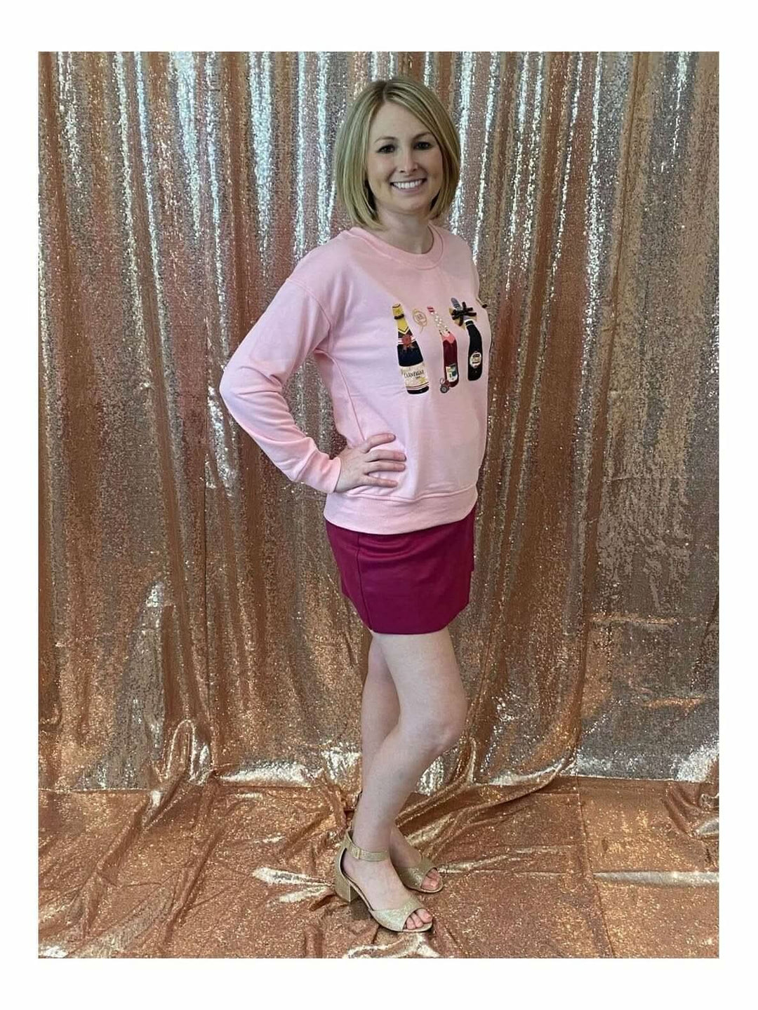 Majestic Magenta Skort **Final Sale** - Lolo Viv Boutique