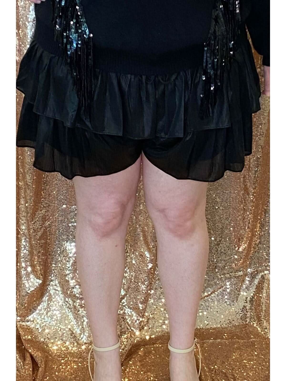 Majestic Metallic Skort - Lolo Viv Boutique