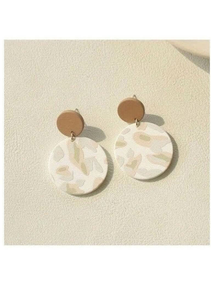 Neutral Camouflage Dangle Earrings - Lolo Viv Boutique