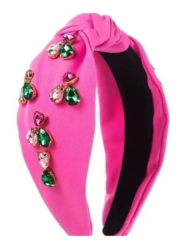 Pink Crystal Headband - Lolo Viv Boutique