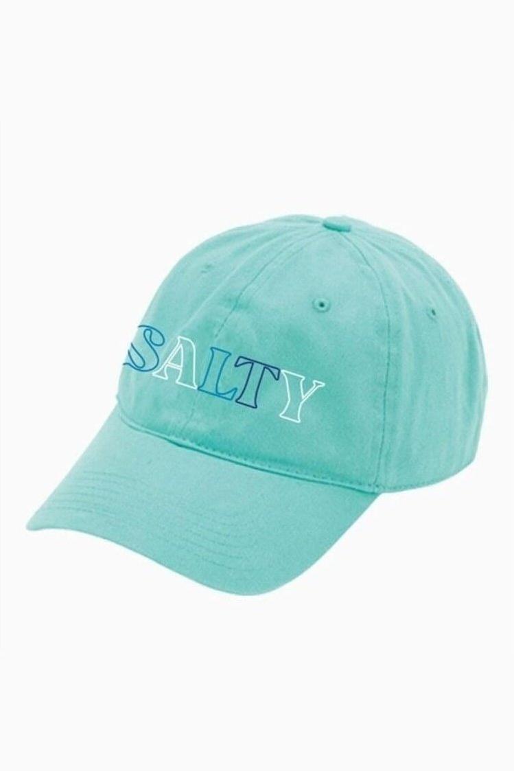 Salty Embroidered Mint Cap