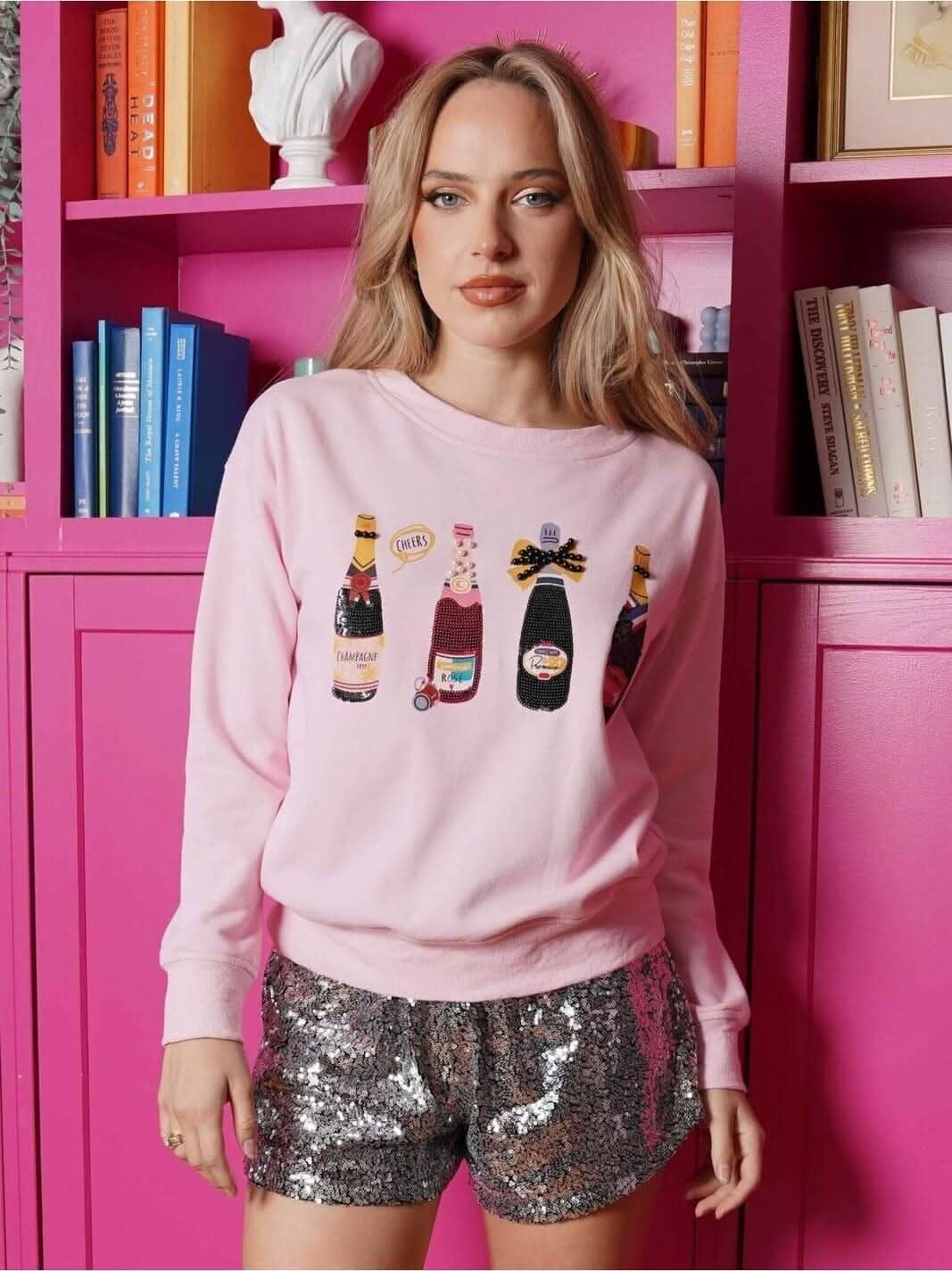 Sequin Cheers Top - Lolo Viv Boutique