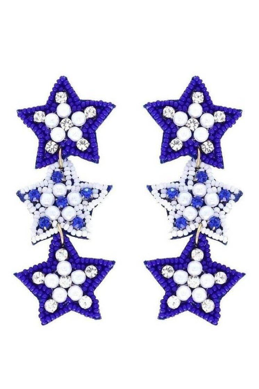 Star Player Earrings - Lolo Viv Boutique