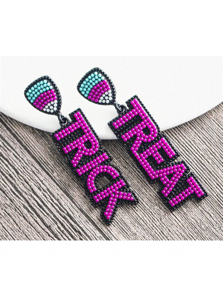 Trick or Treat Beaded Earrings - Lolo Viv Boutique