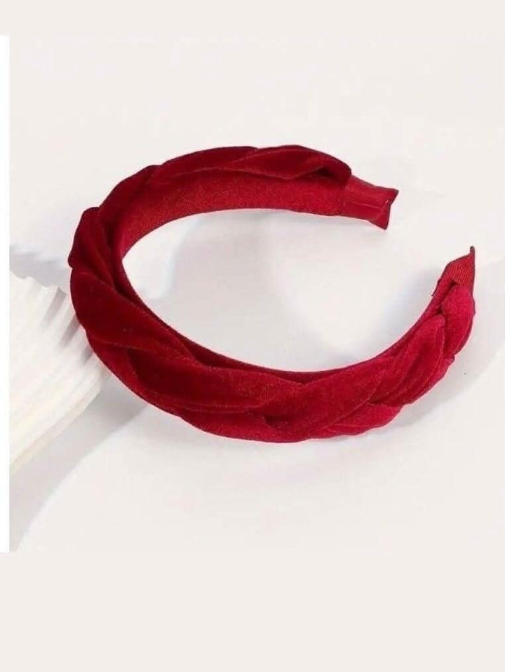 Vintage Velvet Twist Braided Headband - Lolo Viv Boutique