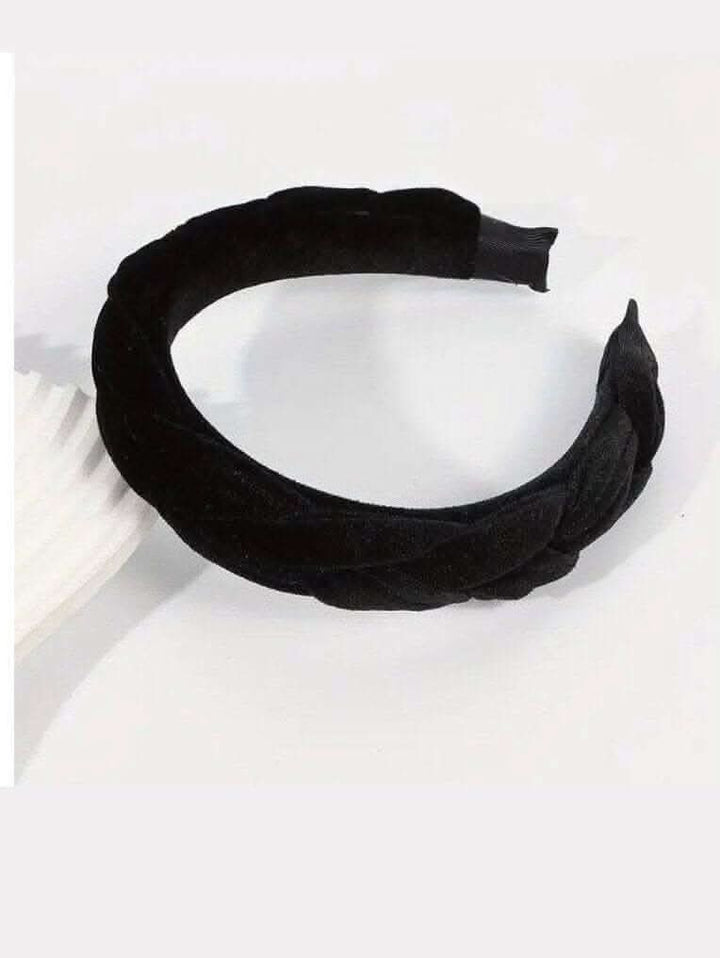Vintage Velvet Twist Braided Headband - Lolo Viv Boutique